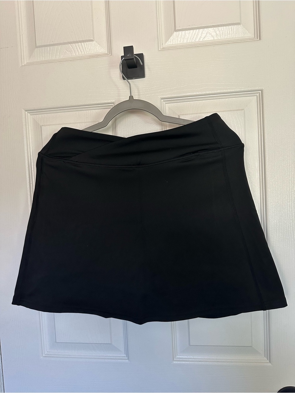 Women's Black Active Skort - Performance Tennis Skirt